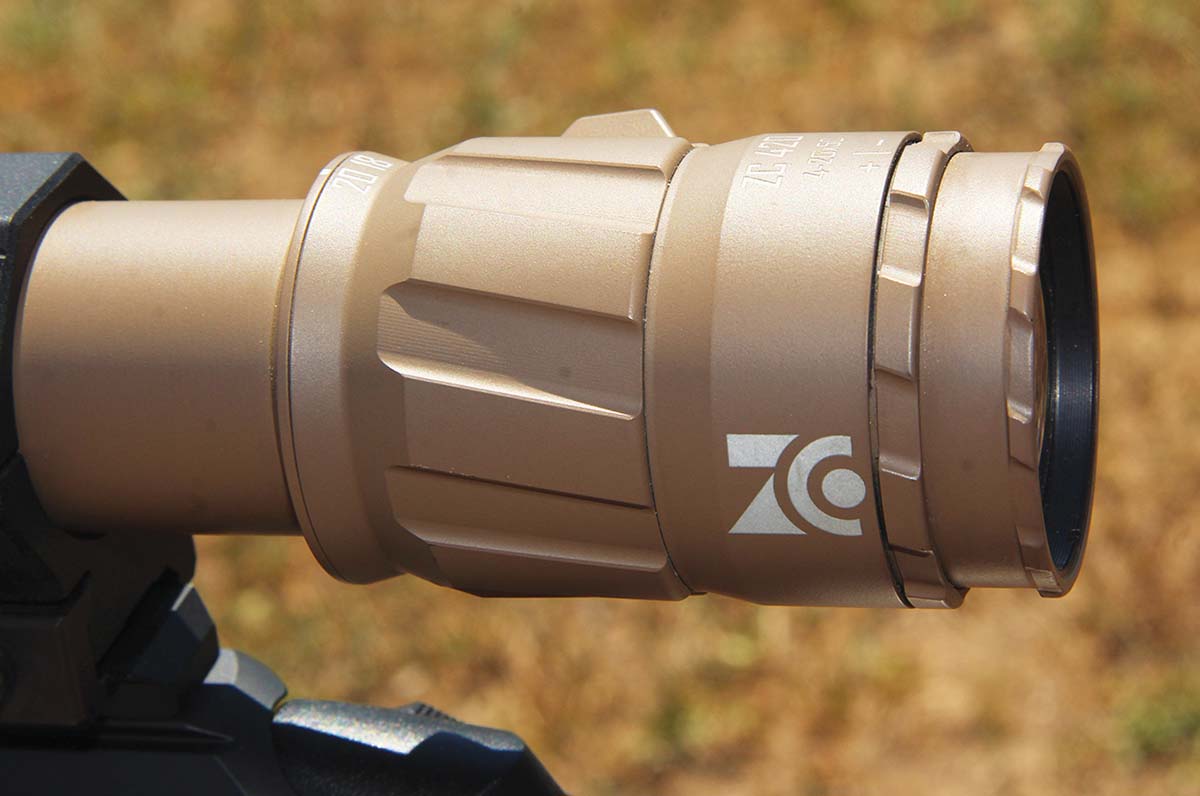 The eye box of the ZC420 is one of the most  generous in the business. This allows getting on target faster without being especially fussy about eye placement behind the scope.